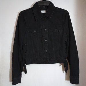 Paris Atelier & Other Stories Black Denim Jacket, Size 6, Pre-Owned